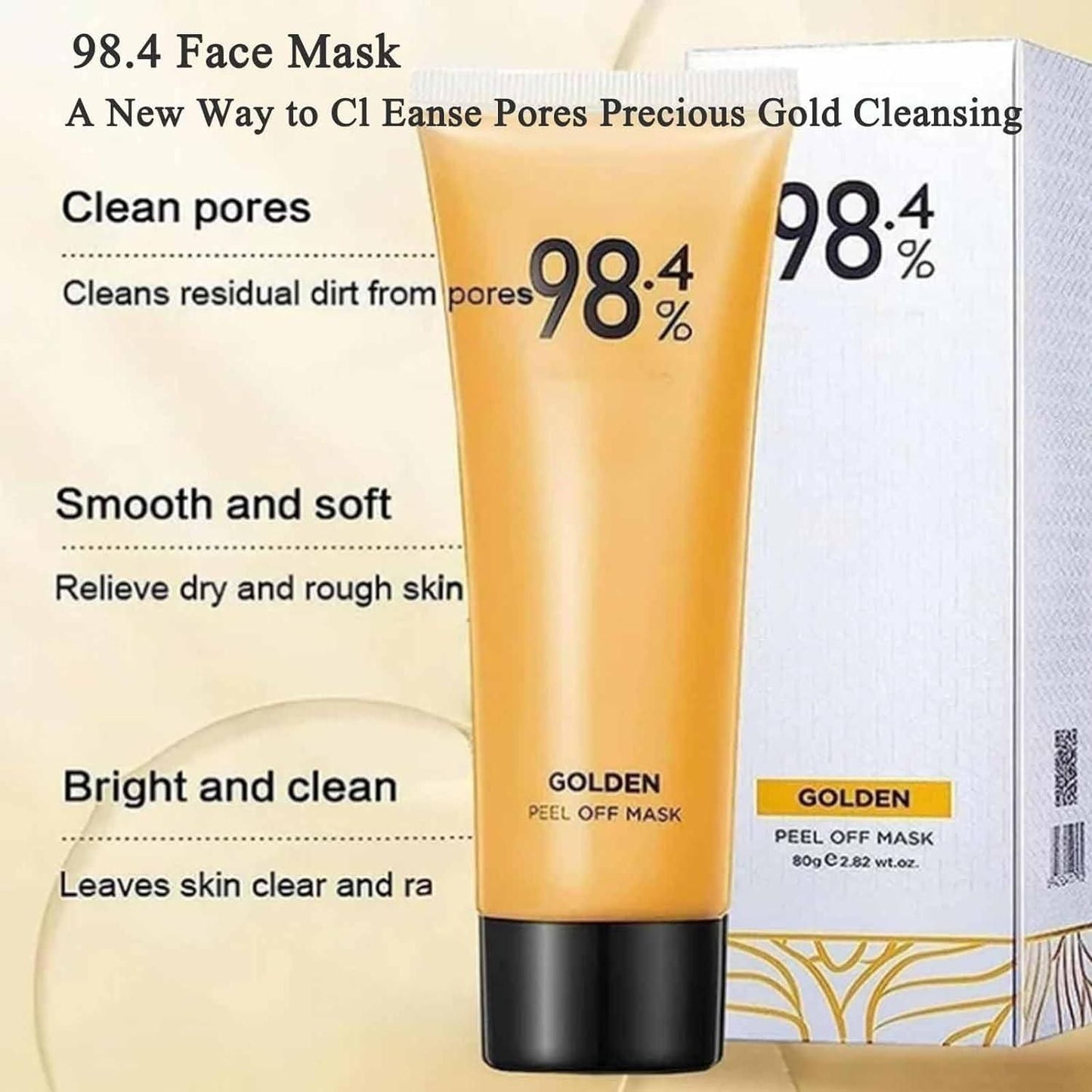 Beilingmei Pure Gold Peel-Off Mask (Pack of 2)